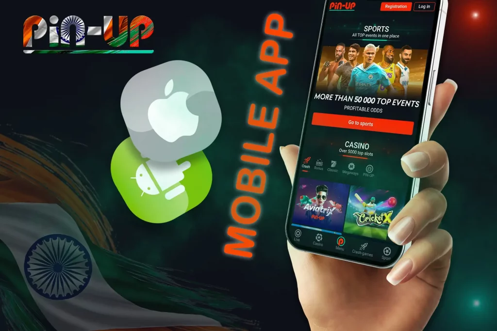 Find out more about the mobile app for Android & iOS from Pin-Up