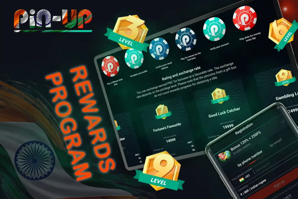 Check out the casino rewards program