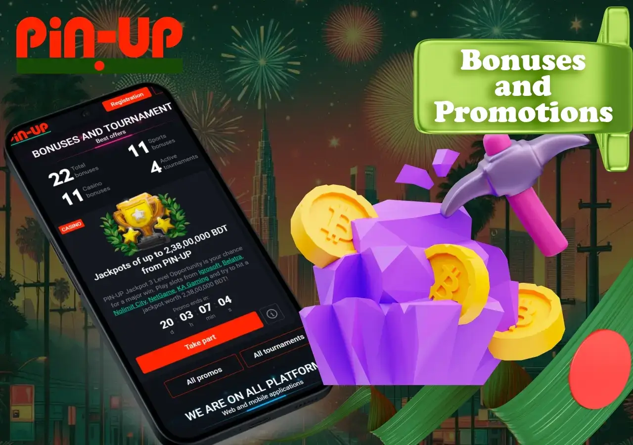 Pin Up casino offers a wide range of bonuses that will please even the pickiest user.